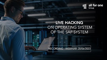 Live Hacking on the operating system of the SAP system