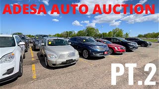 TEST DRIVING USED CARS UNDER $2,000 AT ADESA AUTO AUCTION | CAR DEALER ONLY AUCTION WALK AROUND screenshot 3