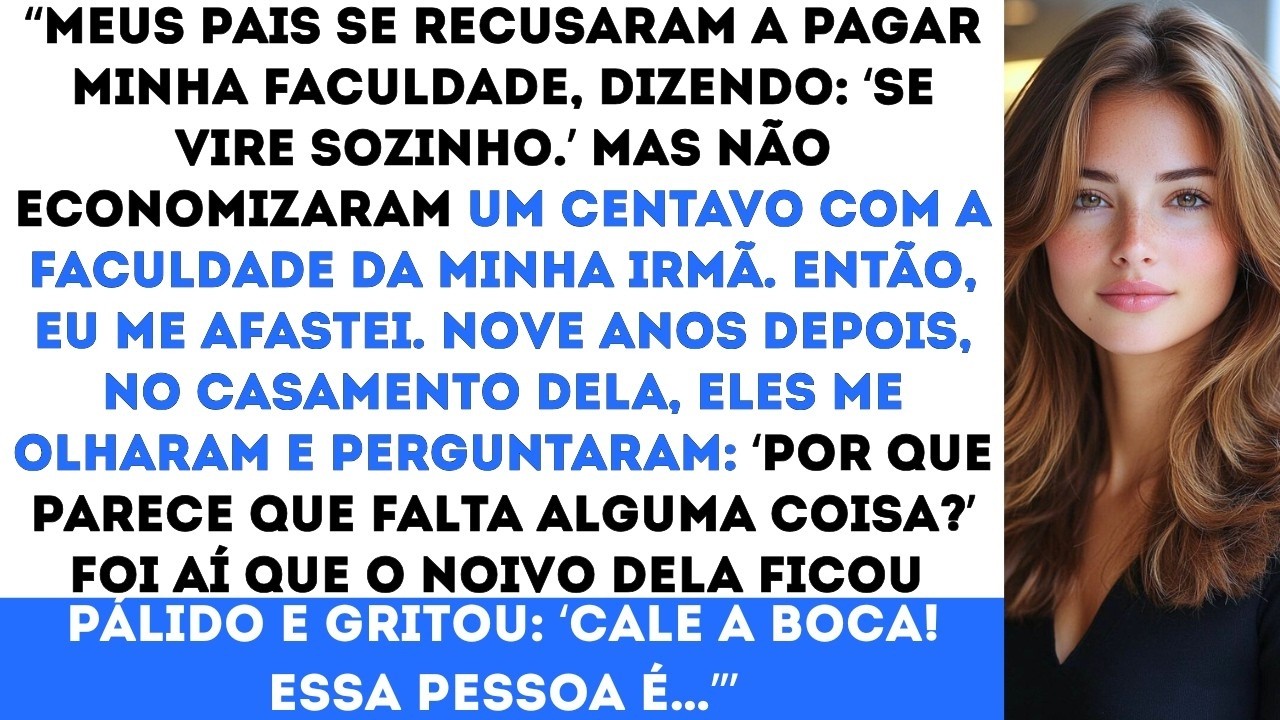 Quando pedi ajuda aos meus pais para pagar a faculdade, eles me disseram  Se vire sozinho  Nove a