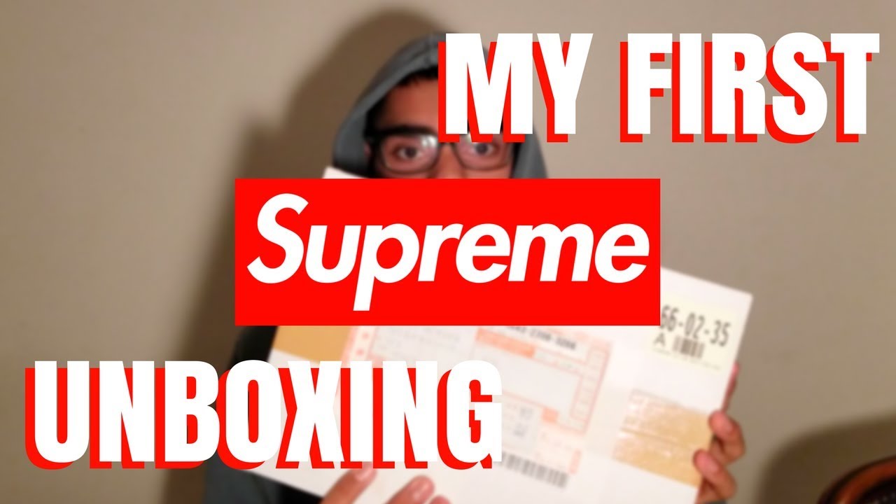 FIRST SUPREME UNBOXING OF 2018!!! *Hypebeast Alert*