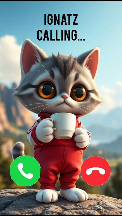 Ignatz calling 🤙✨ #ringtone #best #calling #trending #youtubeshort #youtube #kitten #foryou #cutecat