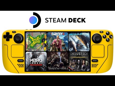 6 AAA Steam Deck Games Tested on SteamOS | Steam Deck Gameplay