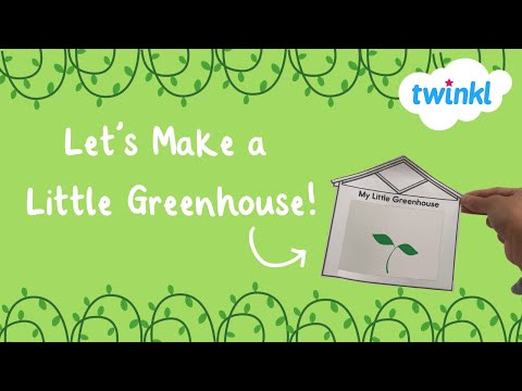 ⁣Quick and Easy Greenhouse for Spring Crafts and Earth Day Activities