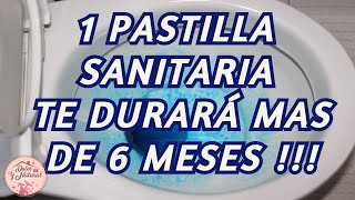 ✅ 1 PASTILLA SANITARIA que durará mas de 6 MESES / Dulce y Natural.