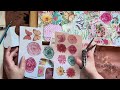 🌸Easy Flower Collage Art  with Paper Scraps &amp; Printables