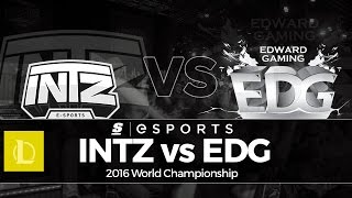 Highlights: INTZ vs EDG (Worlds 2016 Day 1)