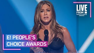 Jennifer Aniston Pays Tribute to "Friends" in Iconic PCAs Speech | E! People’s Choice Awards