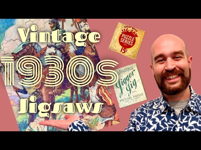 Trying VINTAGE 1930s Jigsaws! - YouTube