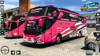 Busfahren in der Stadt: Bus-Spiele-Simulation für Mobilgeräte in HD-Qualität für Android #android... screenshot 2