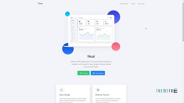Neat - Web Application Kit and Admin Dashboard Template        Sandfo