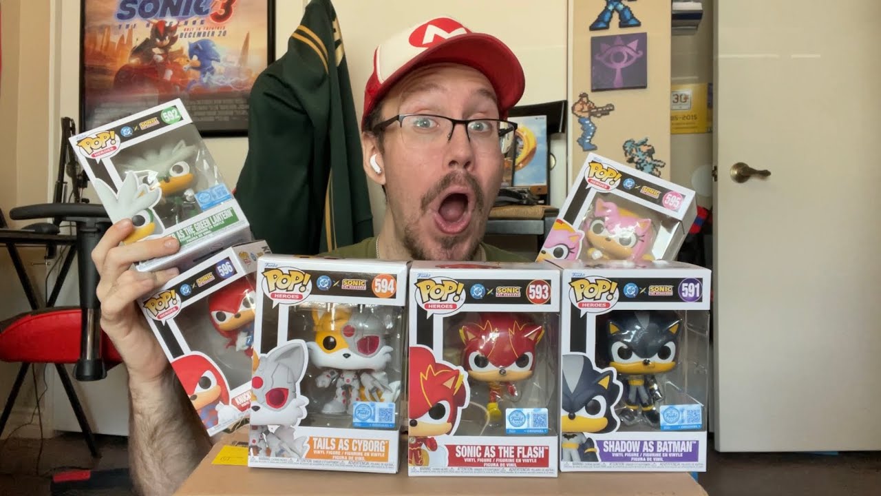 Sonic x DC Justice League Funko Pop Unboxing!!!