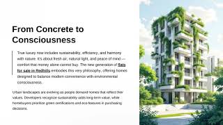 Eco Friendly Homes The Rise of Sustainable Apartment Living