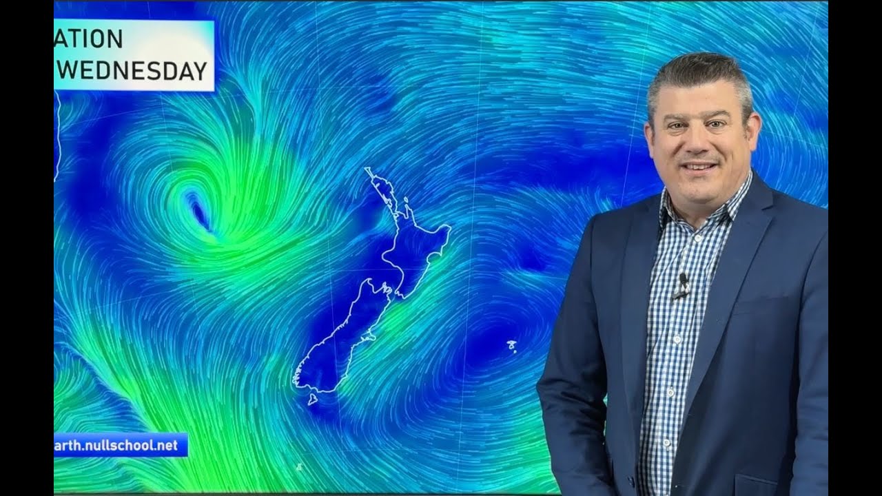 Low pressure, a colder change, high pressure, westerlies - YouTube