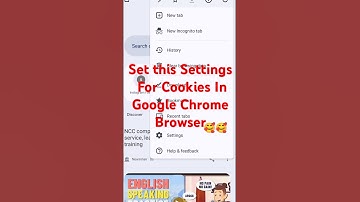 Set This Settings For Cookies In Google Chrome Browser 🤔🤔  #shorts #youtubeshorts #mobile