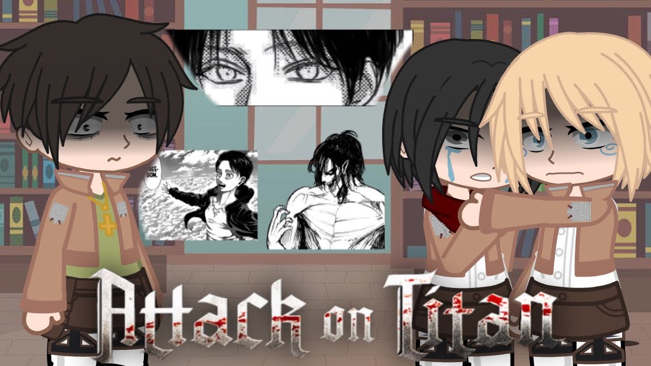 “Attack on Titan” react to Eren Yeager - YouTube