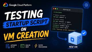 Basic Startup Script GCP VM Instance | Study With Me