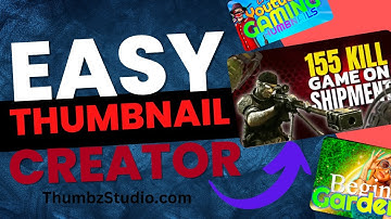 Easy Gaming YouTube Thumbnail Creator Tool for YouTube Thumbnails