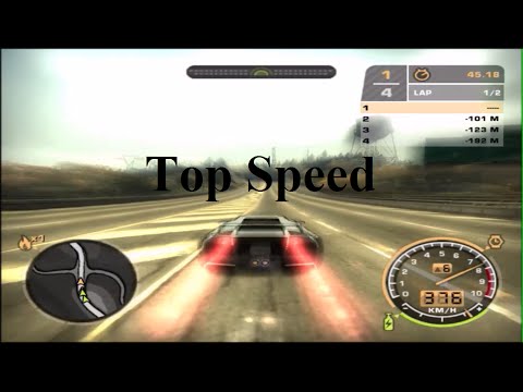 Need For Speed Most Wanted 2005 Lamborghini Murcielago Top Speed 