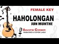 haholongan - Jun Munthe Karaoke Akustik (Female Key)