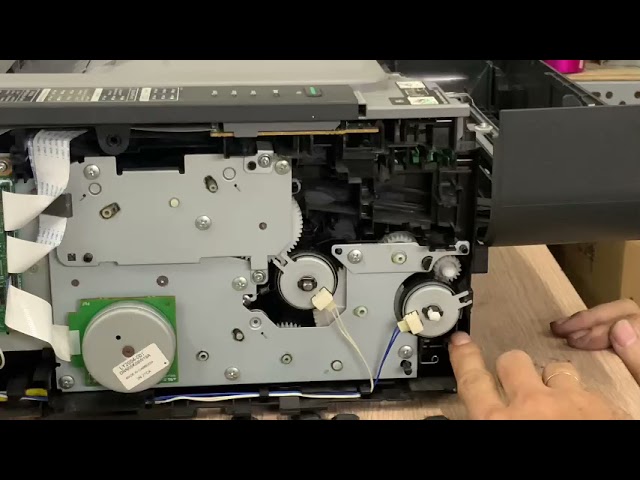 Máy in Brother không kéo giấy báo lổi đèn Error