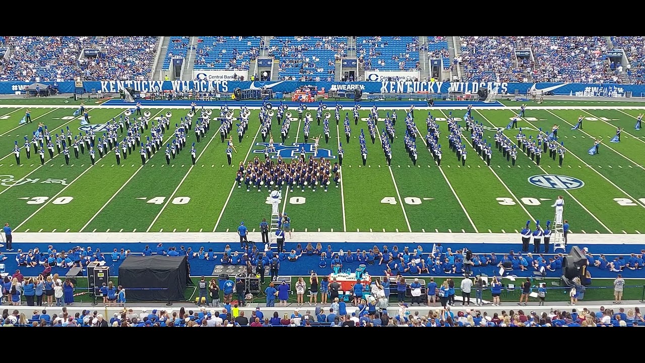 WMB Halftime Show Field view from Visitor Side vs EKU Sept 9, 2023