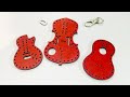 Guitarras llavero para CORTE LASER diseñadas en Corel Draw