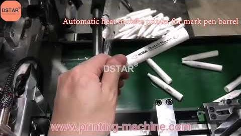 automatic heat transfer printing machine for mark pen barrel