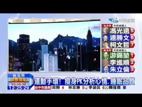 20141129中天新聞　資訊展新品！　77吋大電視PK運動手環