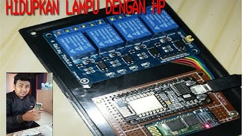 MENGHIDUPKAN LAMPU DENGAN HP