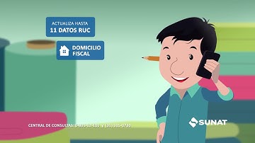 Actualiza los datos de tu RUC por teléfono