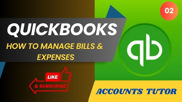 QuickBooks Desktop Tutorial: Entering Bills, Writing Checks, and Tracking Expenses | #accountstutor