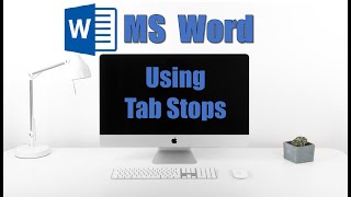 How to USE and SET Tab Stops