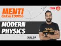 Modern Physics | Menti Crash Course 💡| JEE 2021 | JEE Physics | Suri Sir | Vedantu JEE