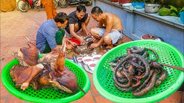 Bữa Cỗ Giỗ Bà Em Ông Nội Cùng Món Thịt Chó Huyền Thoại I Dog Meat at the Grandparents