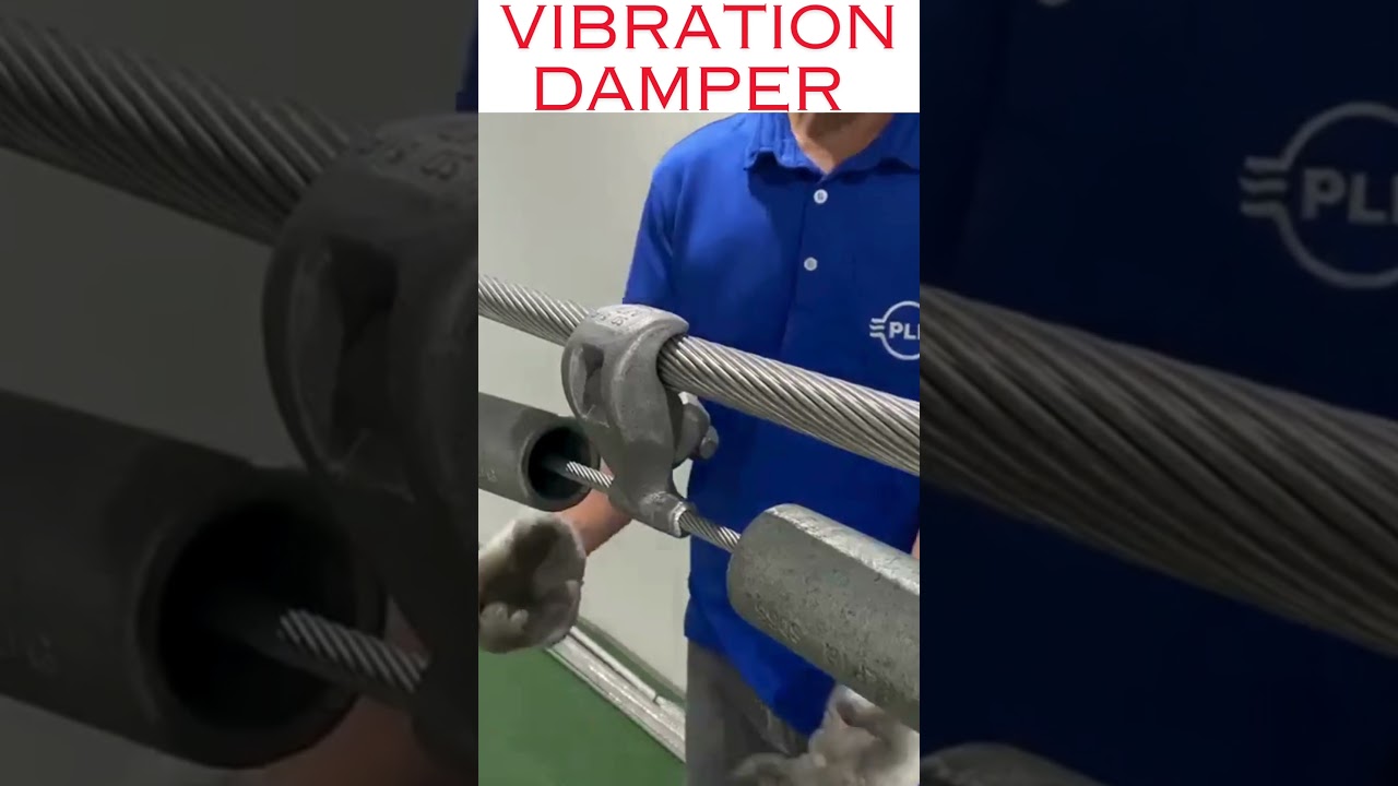 How working Vibration Damper  at Transmission Line | Stockbridge Damper Demo | Electric Experiment |