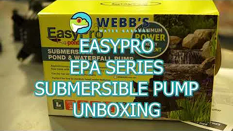 Unboxing the EasyPro EPA Series Submersible Pond Pump