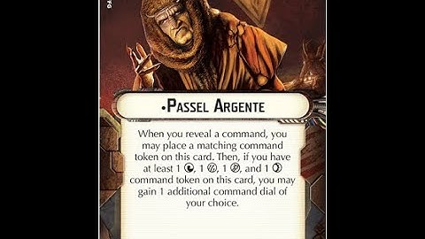 (SWAE) How-to use Officer "Passel Argente"