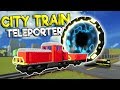 TELEPORTING & CRASHING THE LEGO CITY TRAIN! - Brick Rigs Gameplay - Lego Train Simulator Crashes