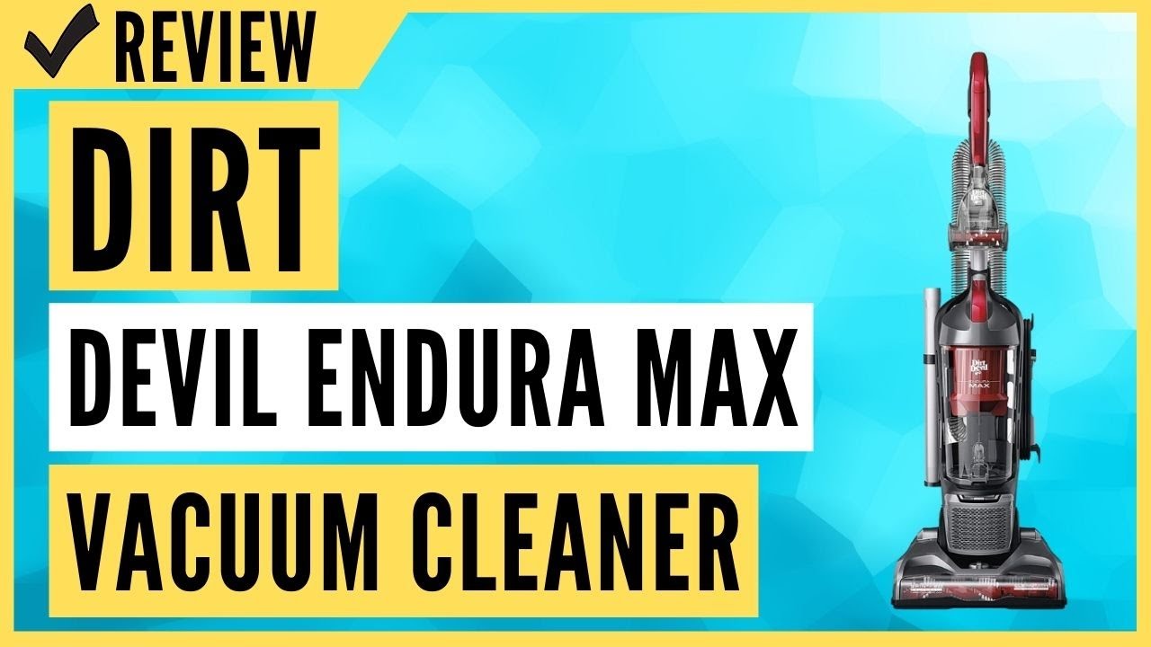 Dirt Devil Endura Max Vacuum Cleaner UD70174B Review YouTube