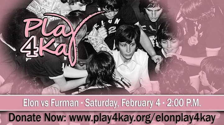 Elon Play 4Kay with Assistant Coach Cristy McKinney