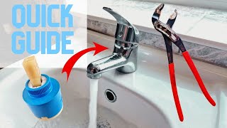 How To Replace A Single Lever Mixer Tap Cartridge (in 3 Minutes)