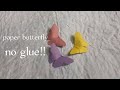 How to make paper butterfly/ origami butterfly/shimu craft and art