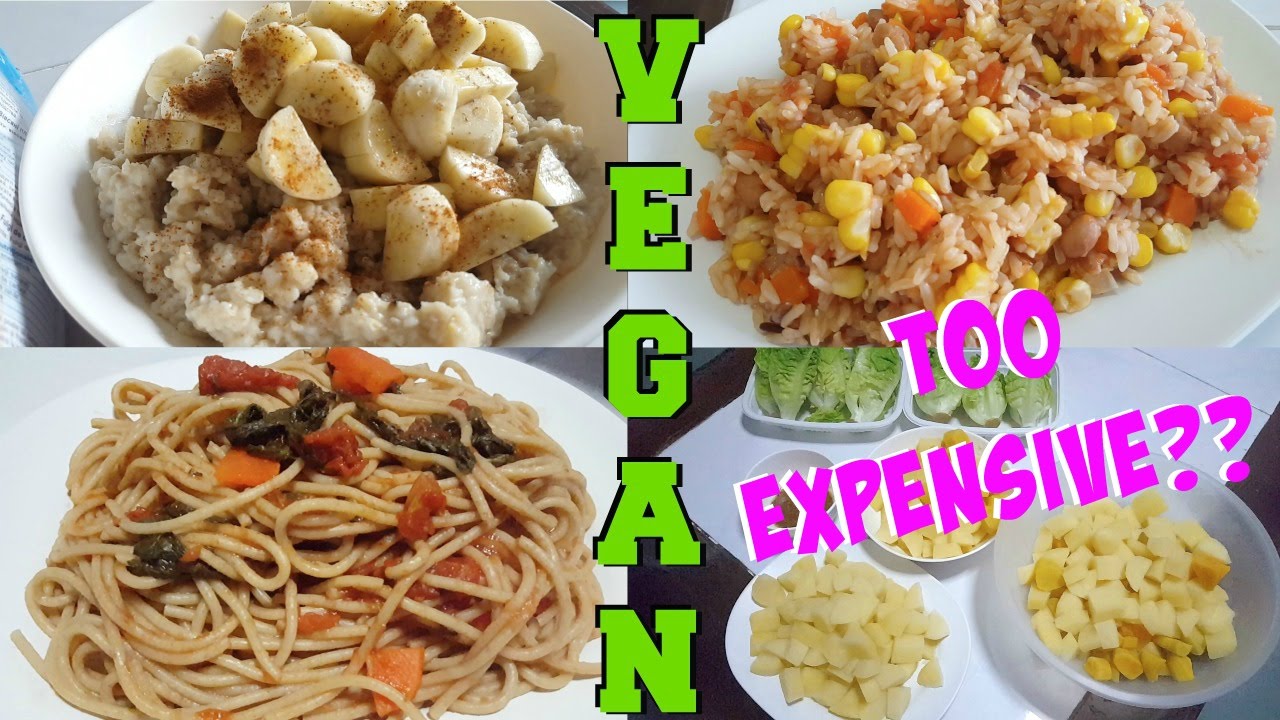 VEGAN for less than $6 a day | 2,600+ calories | Cheap Vegan - YouTube