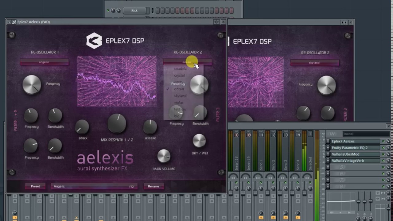 Eplex7 Aelexis VST plug-in - example & tutorial - liquid drum and bass, chillstep, ambient