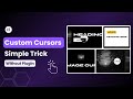 Elementor Tutorial : Create Unique Cursors with This Simple Trick!