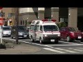 熊本赤十字病院 2B救急車型ドクターカー 緊急出動(リモートサイレンあり)