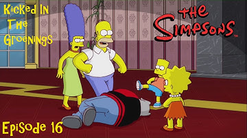 The Simpsons Game (Co-op) - Part 16 - Kicked in the Groenings