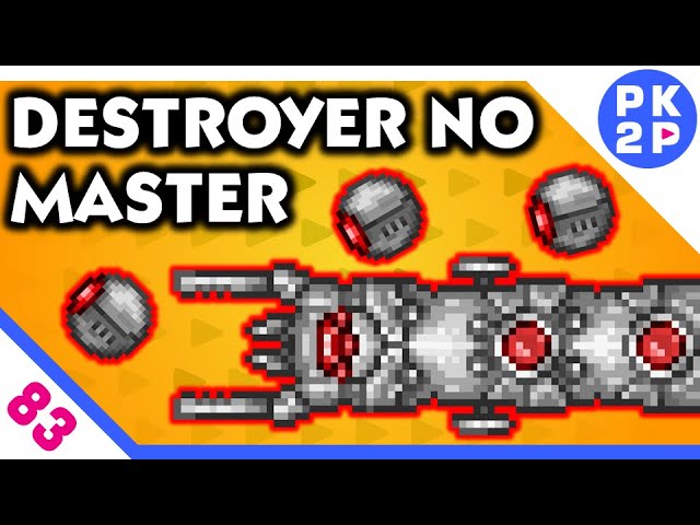 Terraria Master ▻ 1º Boss Mecânico: Destroyer VS Set Magico! #83