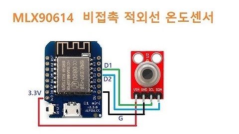 MLX90614 비접촉 적외선 온도센서 Contactless Temperature Sensor [두원공과대학교 AI융합과 김동일교수] 3-16