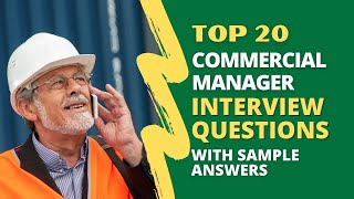 Commercial Manager Interview Questions and Answers in 2025